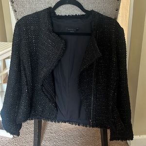 Ann Taylor zip up sparkly jacket. Never worn